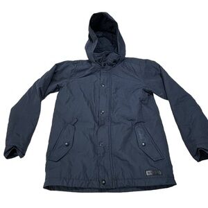Burton Boys Dubloon Navy snowboarding ski winter coat jacket size large